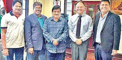 అట్లాంటా విమాన సర్వీసులకు కృషి : మహేందర్రెడ్డి