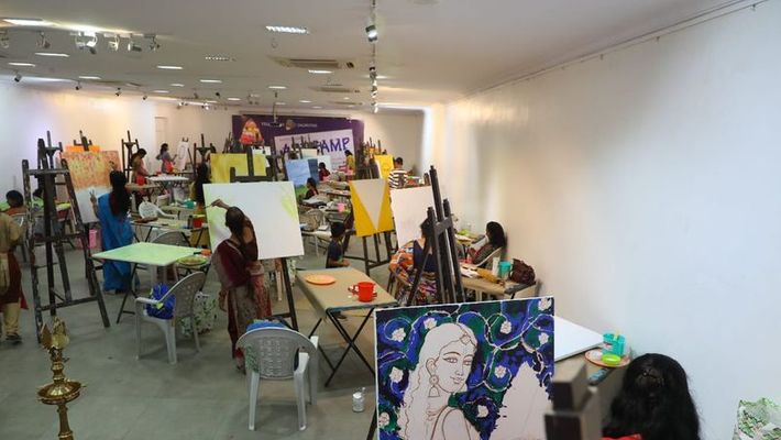 బతుకమ్మ ఆర్ట్‌ వర్క్‌ షాప్‌ ప్రారంభం