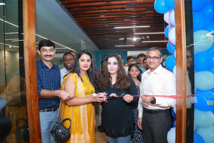 Actress Nikita Launches Sleepwell world Retail Showroom at Gachibowli