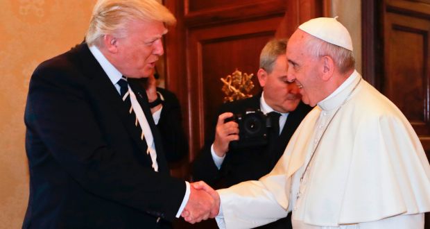 శాంతిని అలవర్చుకో … ట్రంప్ కు పోప్ హితవు