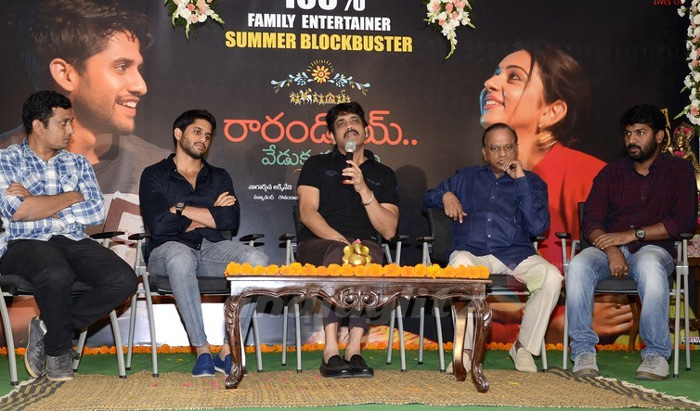 ‘రారండోయ్ వేడుక చూద్దాం’ సినిమాని పెద్ద సక్సెస్ చేసిన ఆడియన్స్ కి థాంక్స్  – నాగార్జున