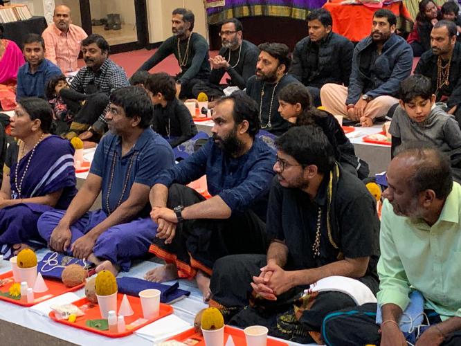 Ayyappa Devotees Deeksha Viramana In Maryland