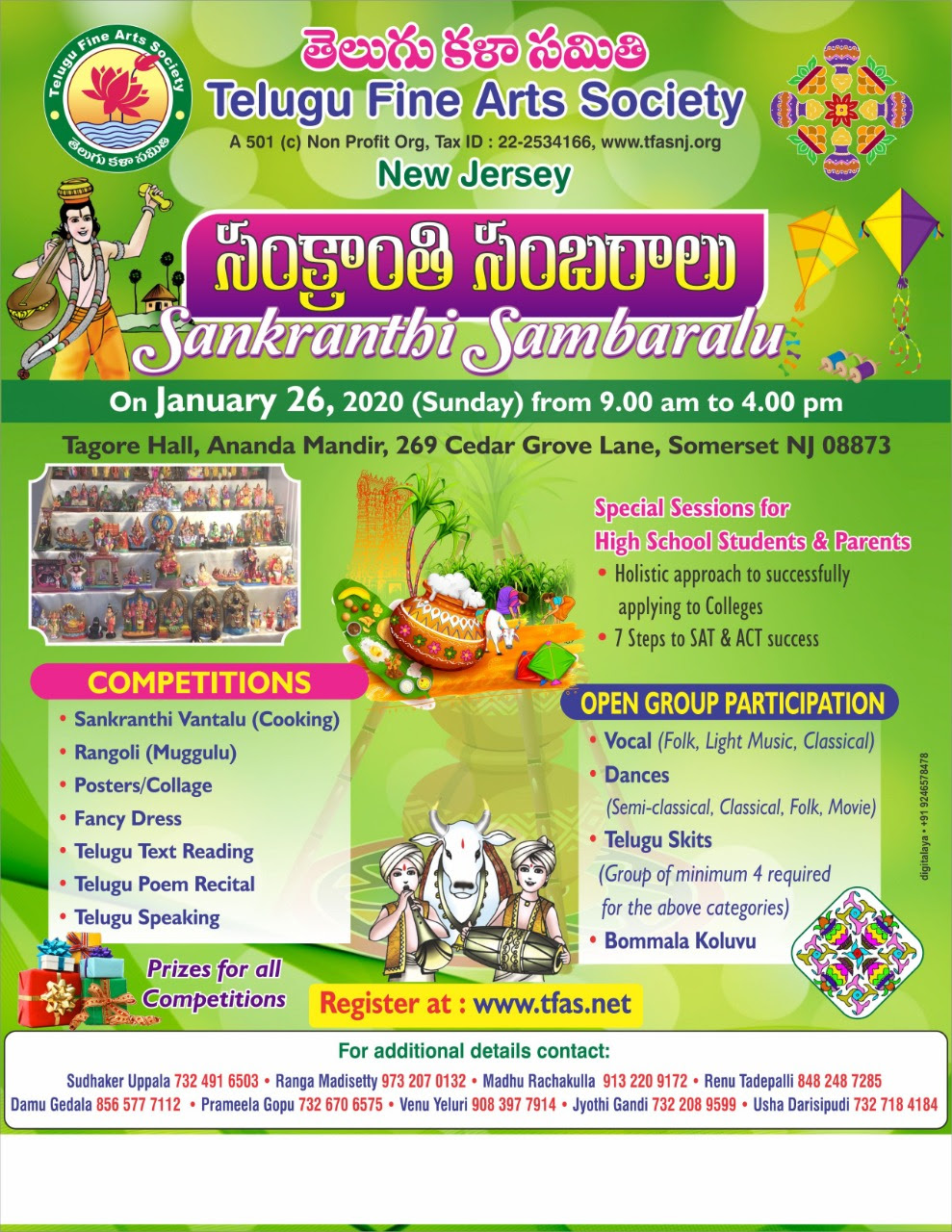 TFAS Sankranthi Celebrations  on Jan26