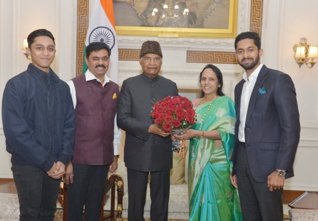 రాష్ట్రపతికి సీఎం రమేష్‌ ఆహ్వానం