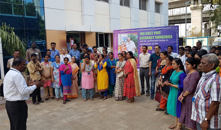 SN Consultants performed 103 free cataract surgeries