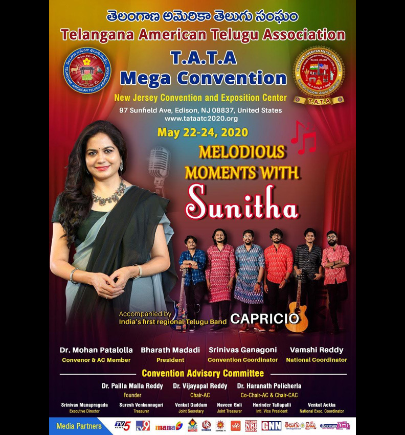 T.A.T.A. Mega Convention – Melodious Moments with Sunitha