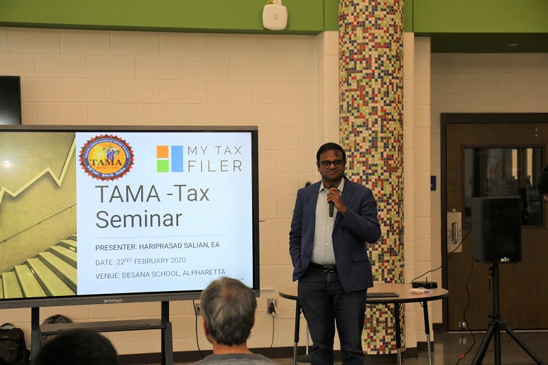 ఉపయుక్తంగా తామా-మై ట్యాక్స్  ఫైలర్ వారి ట్యాక్స్  ఫైలింగ్ మరియు ఫైనాన్షియల్ ప్లానింగ్  సదస్సు