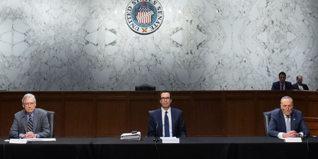 ట్రంప్ ట్రిలియన్ డాలర్ల ప్యాకేజీకి సెనేట్లో చుక్కెదురు