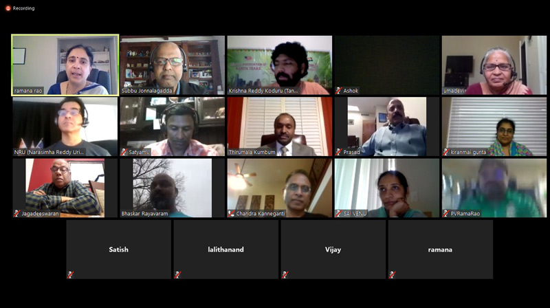 టాంటెక్స్ సాహిత్య వేదిక ఆధ్వర్యంలో 152 వ నెల నెలా తెలుగు వెన్నెల సాహిత్య సదస్సు