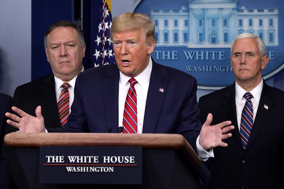 లాక్‍డౌన్‍ కు డొనాల్డ్ ట్రంప్ నో!