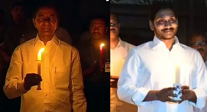 దీపాలు వెలిగించిన ముఖ్యమంత్రులు