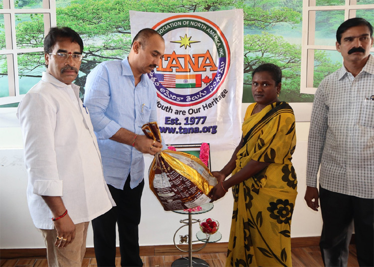 తానా ఫౌండేషన్ ఆధ్వర్యంలో కృష్ణాజిల్లాలో మాస్క్ లు, నిత్యావసర సరకుల పంపిణీ