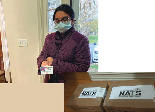 ఆసుపత్రులకు సర్జికల్ మాస్కులు అందించిన శ్యామ్ మద్దాళి