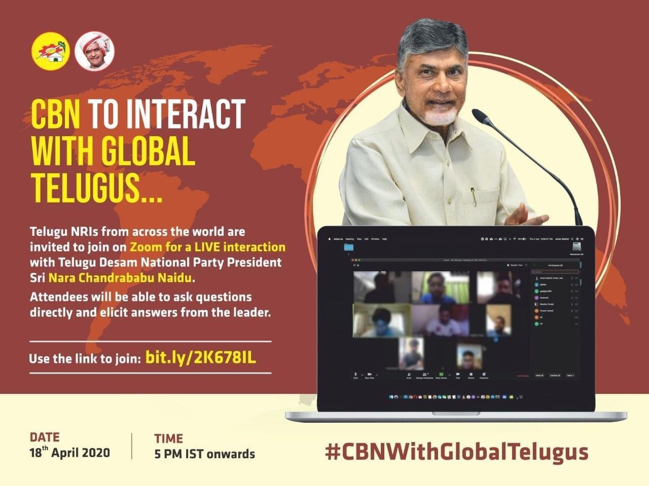 CBN to Interact with Global Telugus…