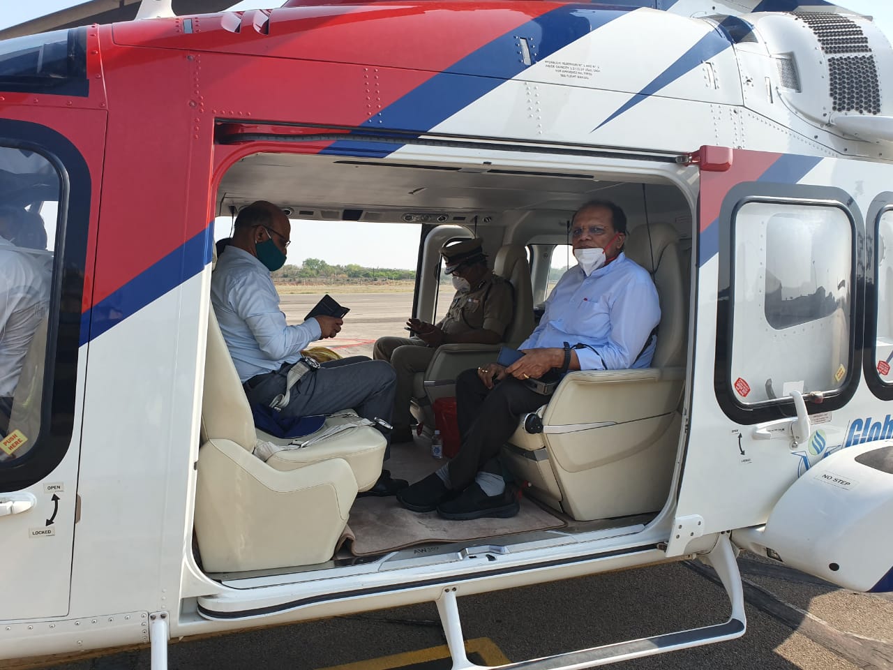 సూర్యాపేటలో సీఎస్, డీజీపీ పర్యటన