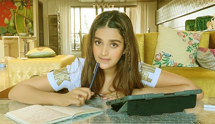 నిధి అగర్వాల్ ఆన్‍లైన్‍ ద్వారా శిక్షణ