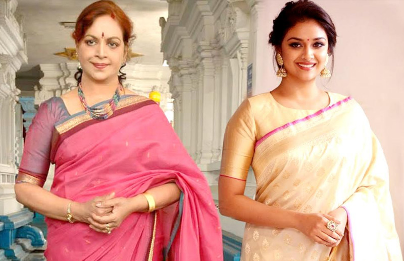 వెటరన్ డైరెక్టర్, లెజెండరీ యాక్ట్రస్ విజయ నిర్మలగా కనిపించనున్న కీర్తి సురేష్?