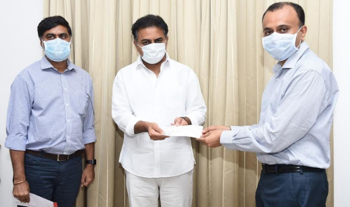 తెలంగాణ ముఖ్యమంత్రి సహాయ నిధికి  టి.జి. విశ్వప్రసాద్ రూ.25 లక్షల విరాళం