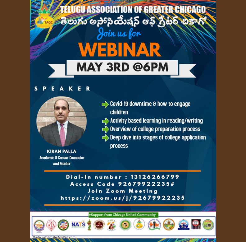 TAGC Webinar on May 3