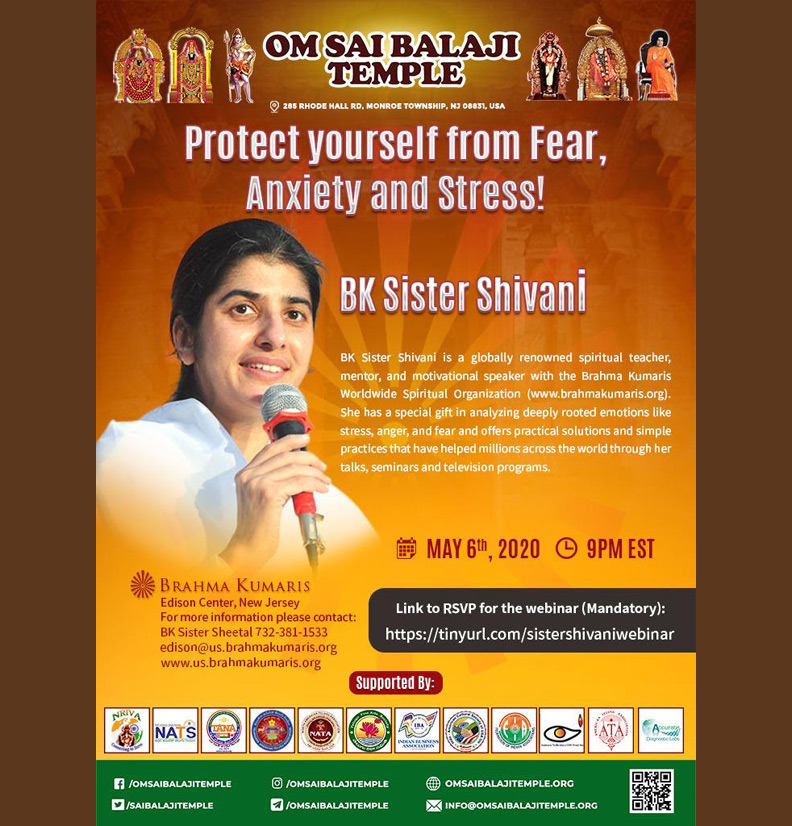 Om Sai Balaji Temple presents BK Sister Shivani Speech on May 6