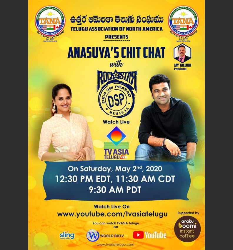 TANA Presents Anasuya’s Chit Chat with DSP