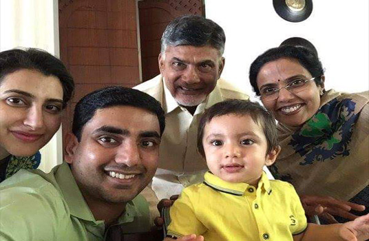 Chandrababu Donates 25 Lakhs On His Grandson S Name 
