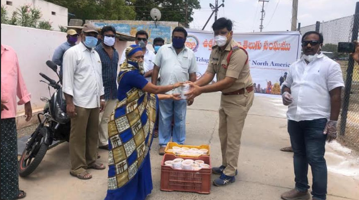 కర్నూలులో పేదల ముంగిటకు తానా ఆహర పంపిణీ