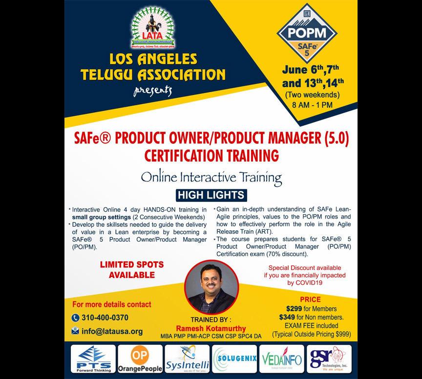 LATA SAFe(R) Product Owner Certification Training