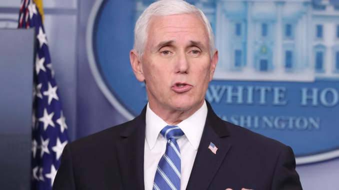 క్వారంటైన్ కు అమెరికా ఉపాధ్యక్షుడు క్వారంటైన్ కు అమెరికా ఉపాధ్యక్షుడు