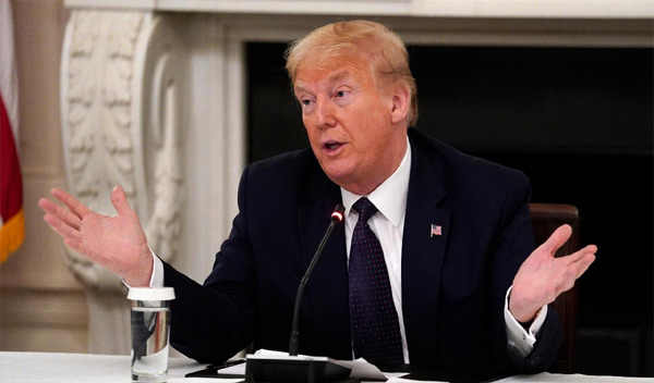 హైడ్రాక్సీక్లోరోక్విన్ను వాడుతున్నా : ట్రంప్ హైడ్రాక్సీక్లోరోక్విన్ను వాడుతున్నా : ట్రంప్