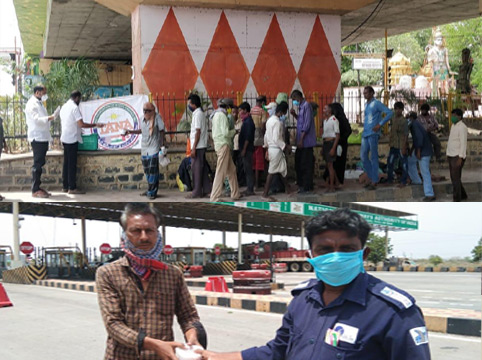 కర్నూలులో 57వ రోజు కూడా కొనసాగిన తానా అన్నదానం