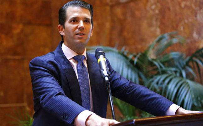 డొనాల్డ్ ట్రంప్ కు మద్దతిచ్చిన జూనియర్ ట్రంప్