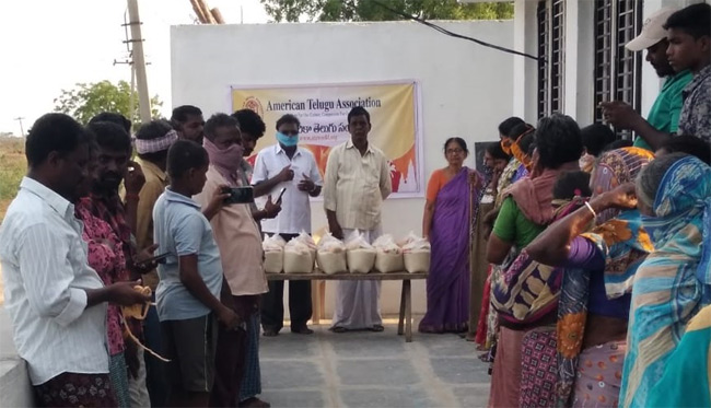 ATA COVID-19 Relief activity in Jogulamba-Gadwal District ATA COVID-19 Relief activity in Jogulamba-Gadwal District