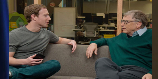 జుకర్‍బర్గ్, బిల్ గేట్స్ సంపద పెరిగింది