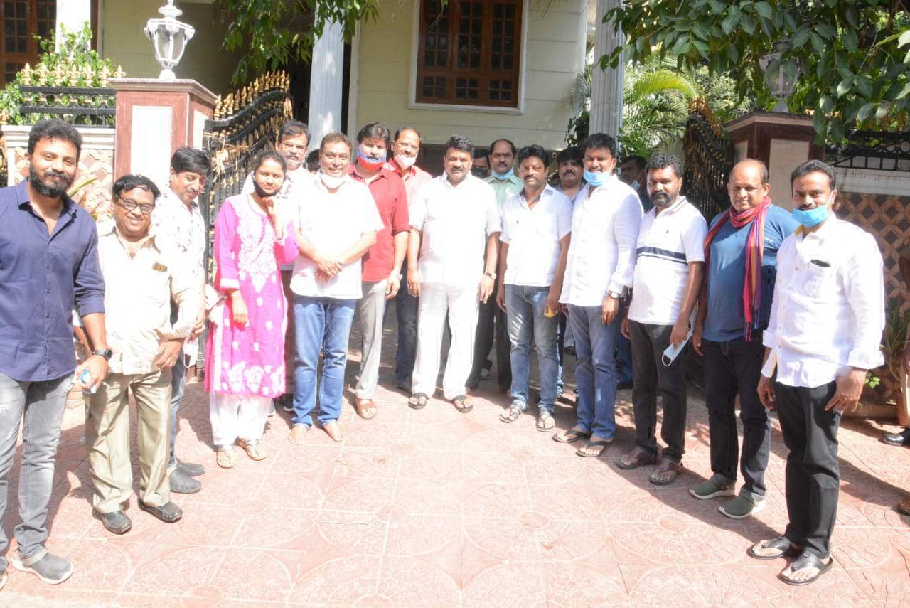 Talasani Donation to Cine Workers