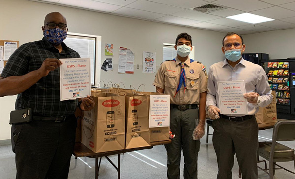 Indian American Families & Friends Donates Lunch to US Postal Service Employees Indian American Families And Friends Donates Lunch To Us Postal Service Employees