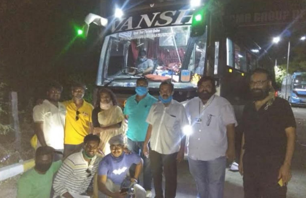 వలస కార్మికులకు బస్సులను ఏర్పాటు చేసిన టాటా, ఎఇసిఎస్