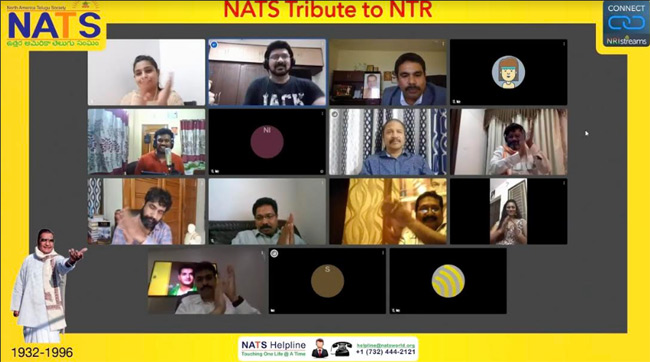 నాట్స్ వెబినార్ ద్వారా ఎన్టీఆర్ జయంతి వేడుకలు