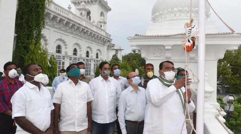అసెంబ్లీలో ఘనంగా రాష్ట్ర ఆవిర్భావ వేడుకలు