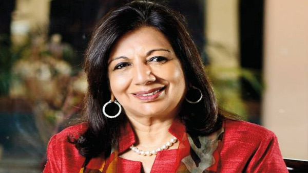 కిరణ్ మజుందార్ షాకు అంతర్జాతీయ అవార్డు