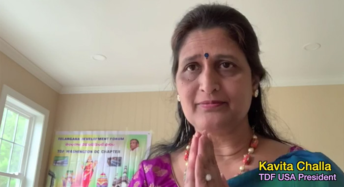 కరోనా కట్టడికి సహకరిస్తాం… TDF USA అధ్యక్షురాలు కవితా చల్లా