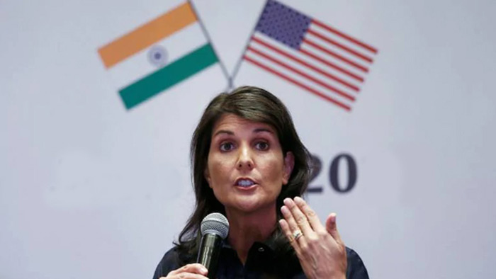 చైనా యాప్‍ల నిషేధాన్ని సమర్థించిన నిక్కీ హేలీ