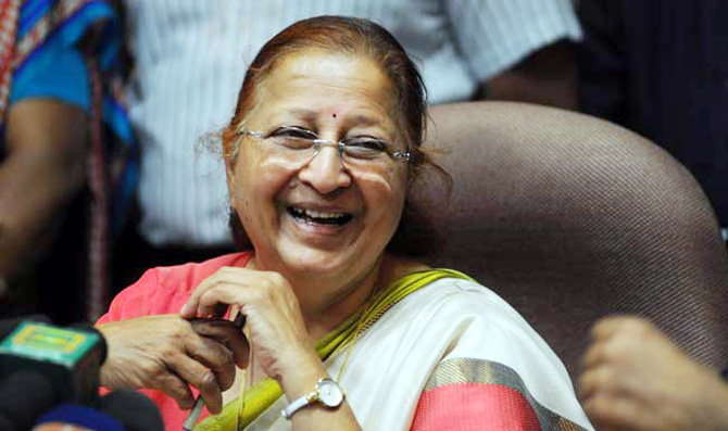 రాష్ట్రపతి రేసులో సుమిత్రా మహాజన్‌