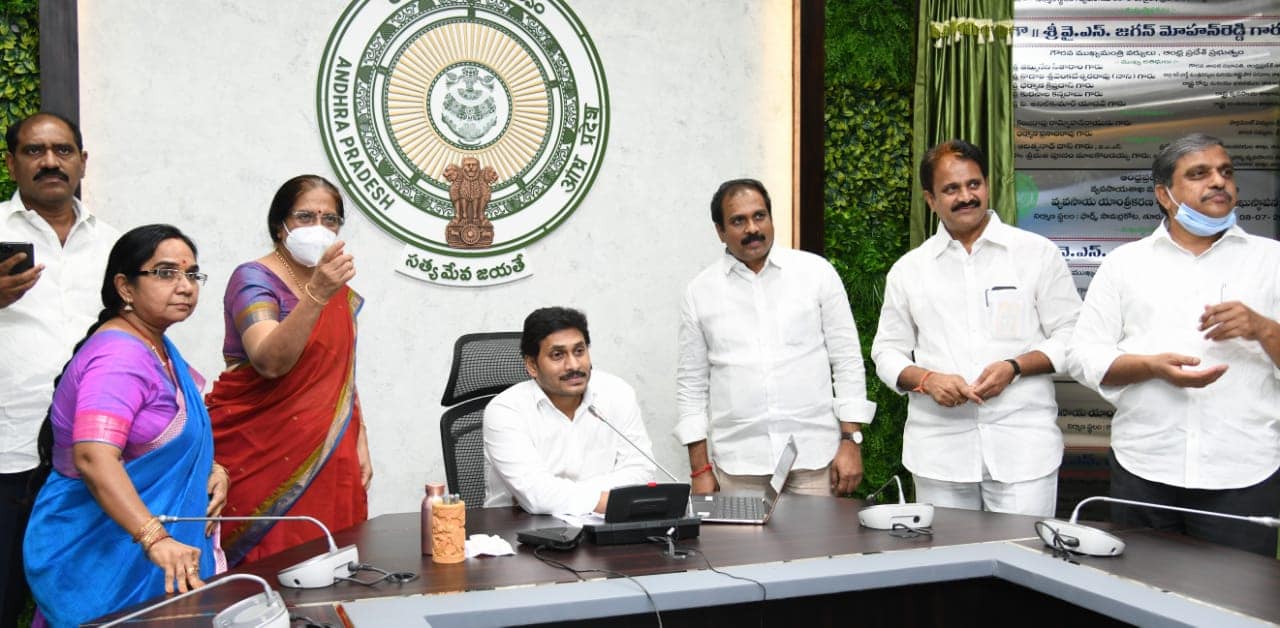 AP CM Lays Foundation Stone for Ambedkar Statue