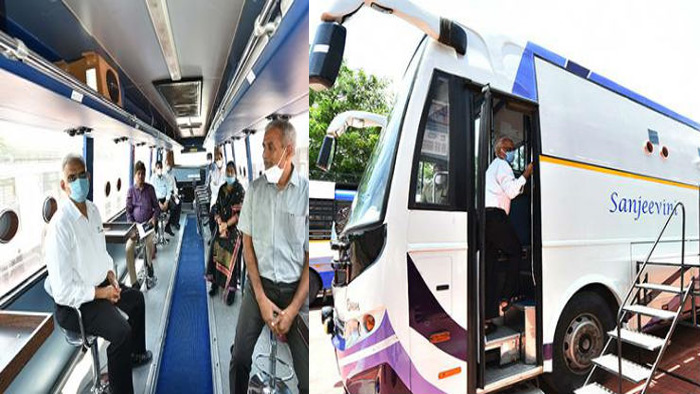 ఏపీలో కరోనా పరీక్షలకు సంజీవని బస్సులు..