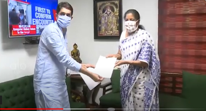 కేంద్ర ఆర్థిక మంత్రితో బుగ్గన భేటీ