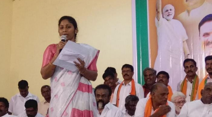 వీరప్పన్ కూతురుకు బీజేపీ పదవి