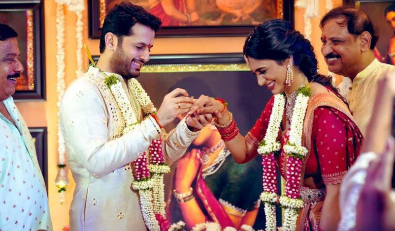 నితిన్‌, షాలిని ల నిచ్చితార్ధం జరిగింది  జూలై 26న  వివాహం