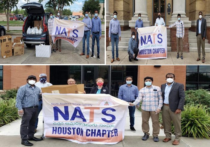 హ్యూస్టన్, టెక్సాస్‌ లో ఫ్రంట్ లైన్ వారియర్స్‌కు నాట్స్ భోజనం