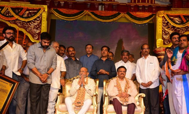 ఎఫ్‌.ఎన్. సీసీ ఆధ్వ‌ర్యంలో  కె. విశ్వ‌నాథ్ , ఎస్.పి.బాలు కు ఘ‌నంగా  స‌న్మానం!!